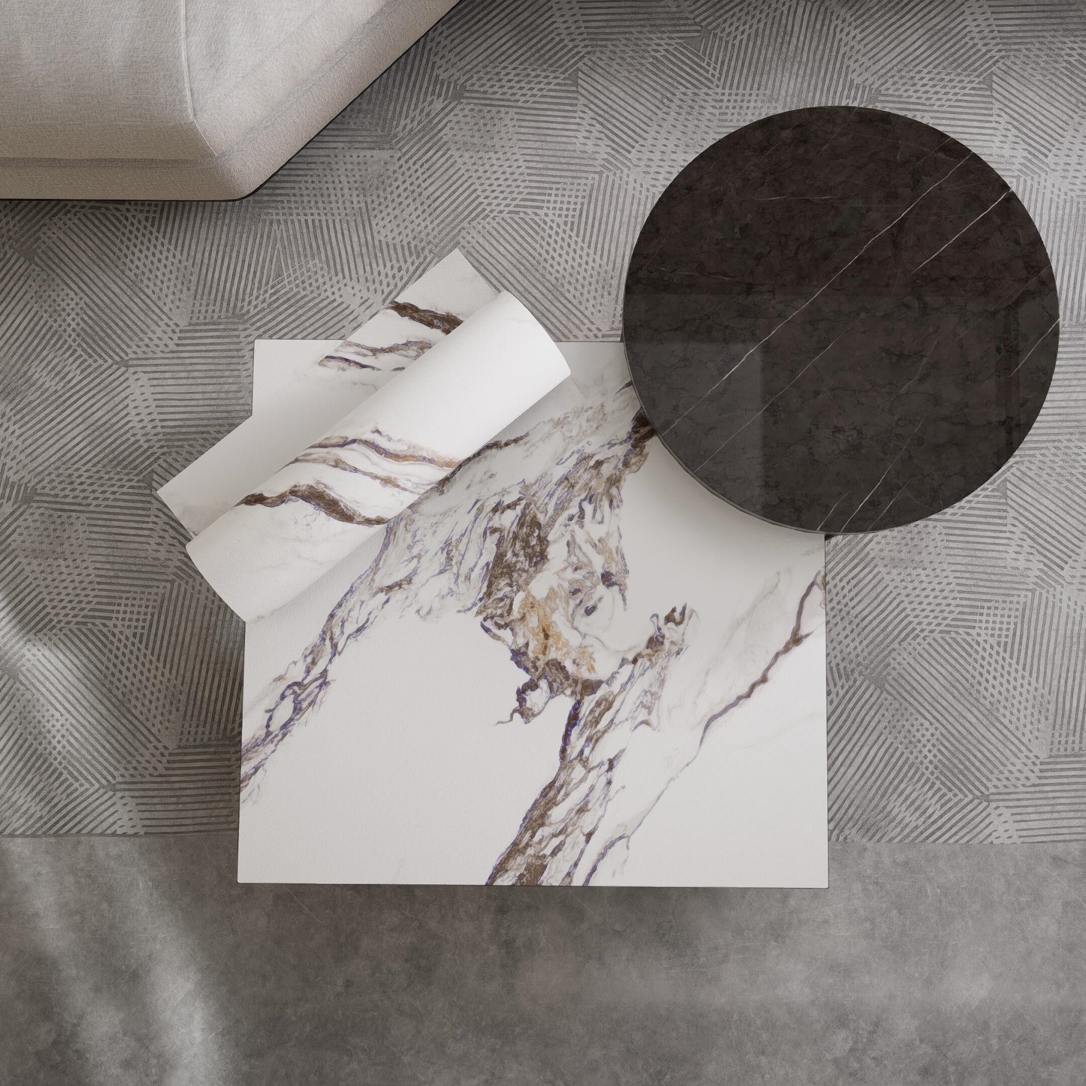 Sticker marbre adhésif premium