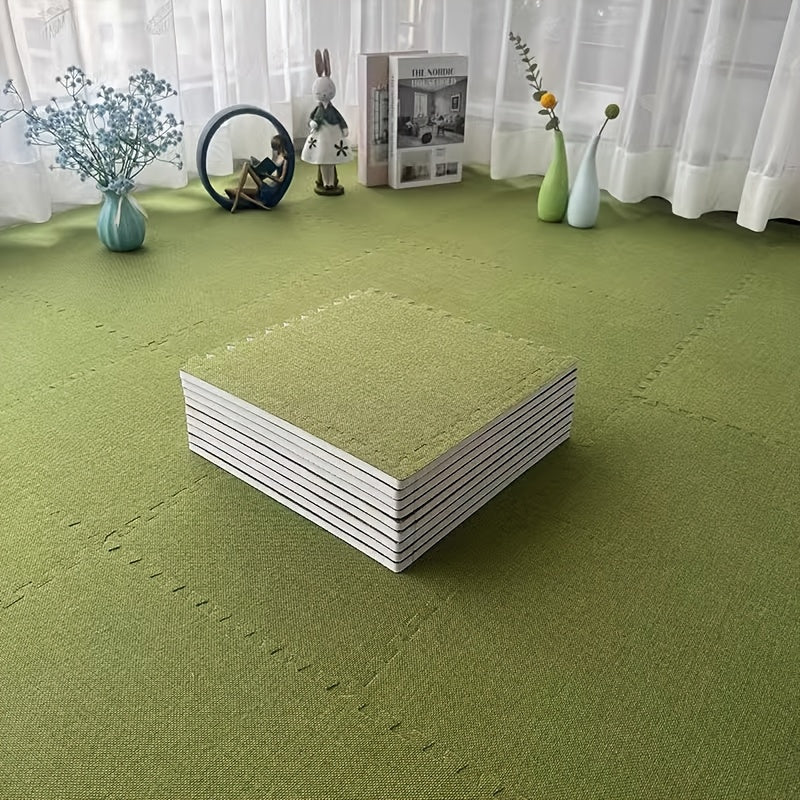 Tapis Mousse Effet Lin – Lot de 20 Dalles