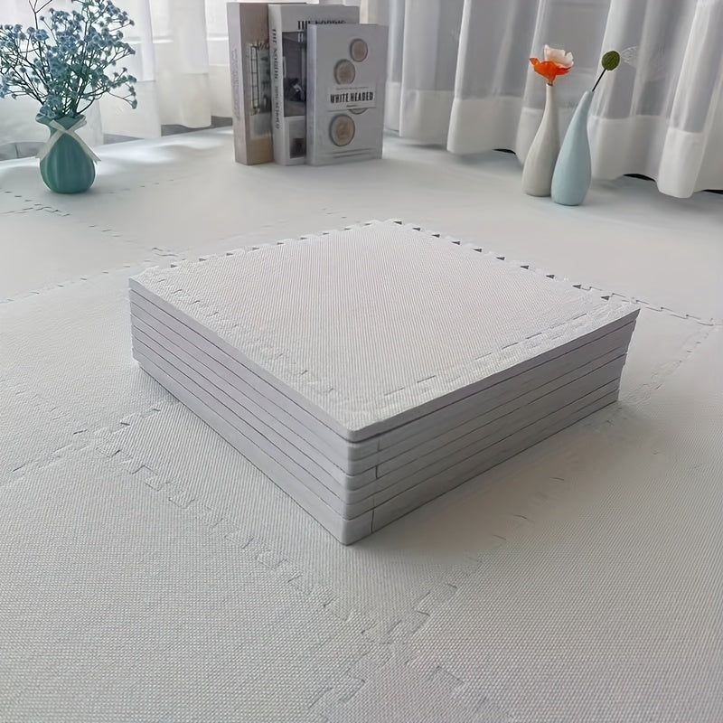 Tapis Mousse Effet Lin – Lot de 20 Dalles