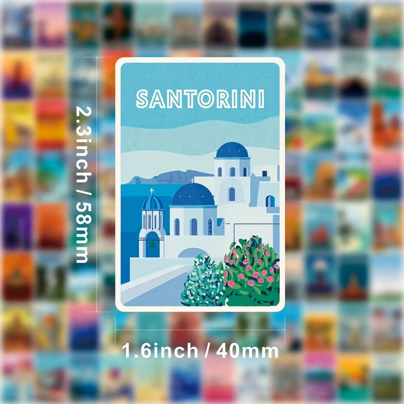 108 Stickers Vintage Voyage