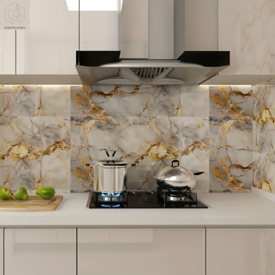 Carreaux Muraux Adhésifs Marbre