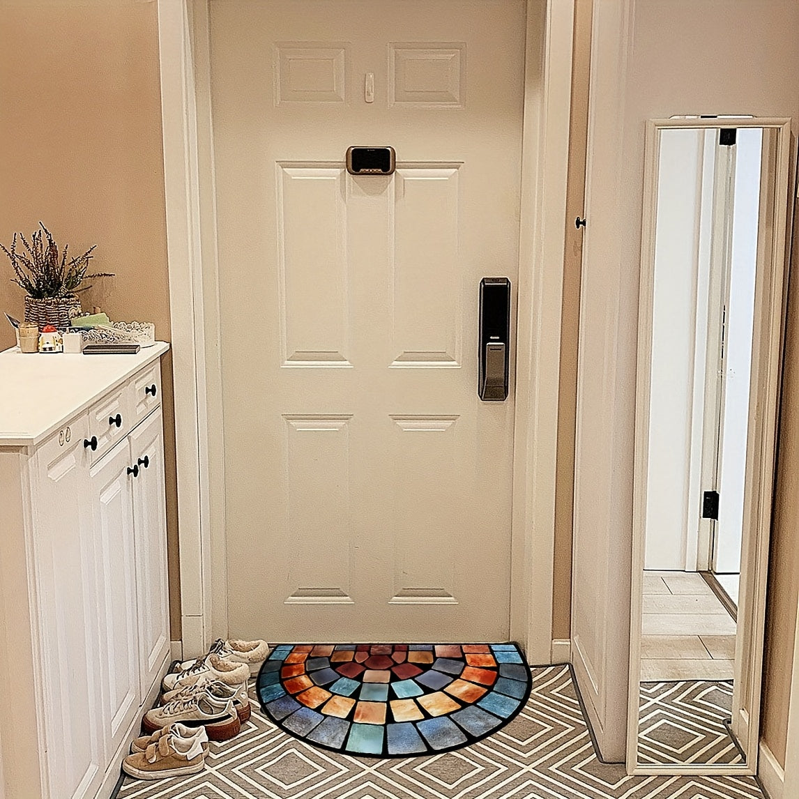 Tapis de Porte Antidérapant Pierre