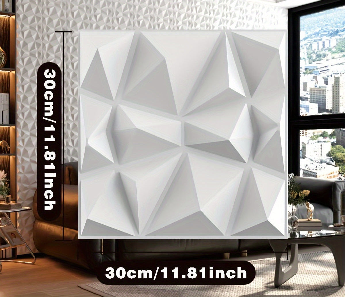 30 Panneaux Muraux Géométriques