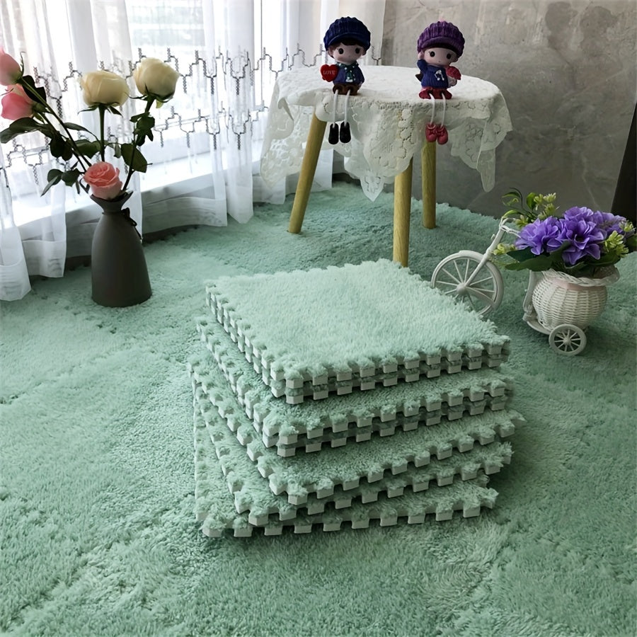 12 dalles de tapis épaissies 30x30 cm