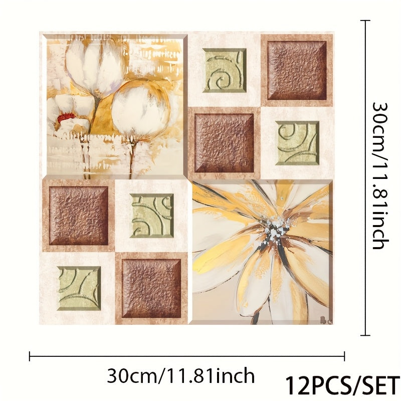 Stickers Muraux 3D Carrelage Effet Mosaïque