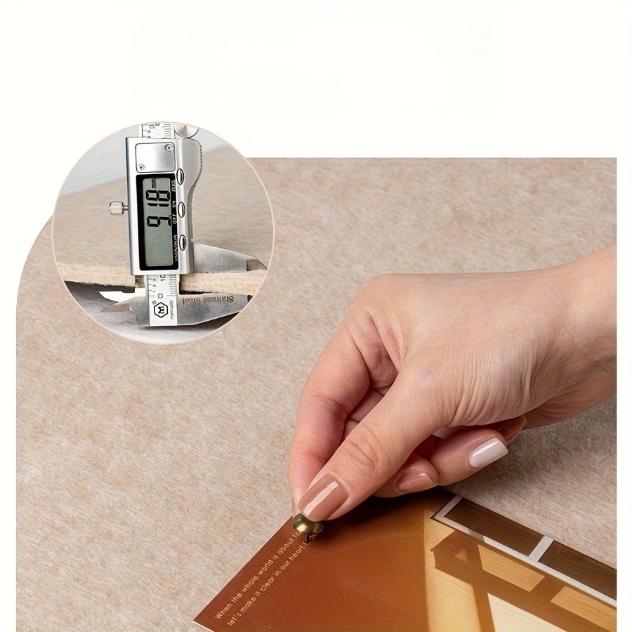 4 Panneaux Adhésif Décoratif en Feutre