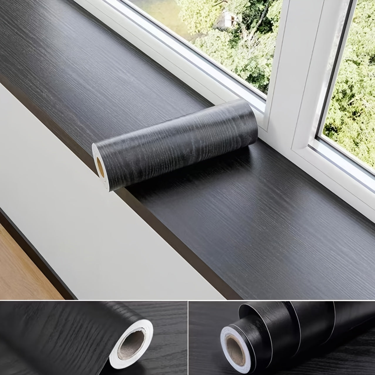 Rouleau Adhésif Effet Bois