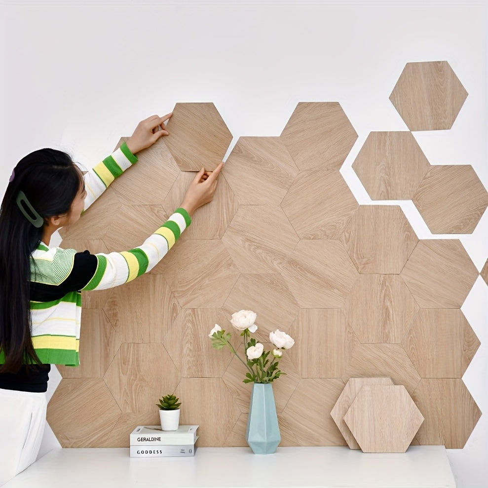 12 carreaux hexagonaux décoratifs