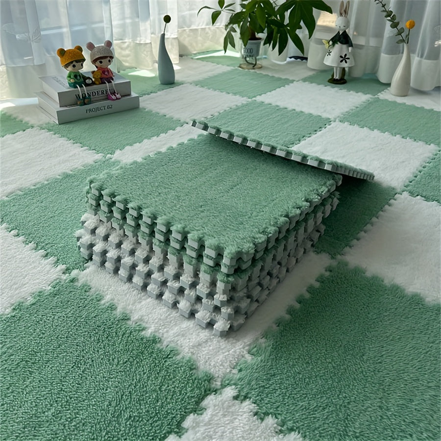 12 dalles de tapis épaissies 30x30 cm