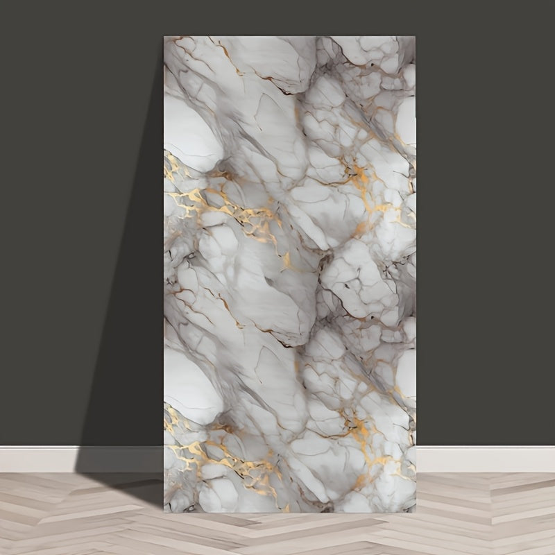 Lot de 21 Stickers Muraux Marbre & Doré