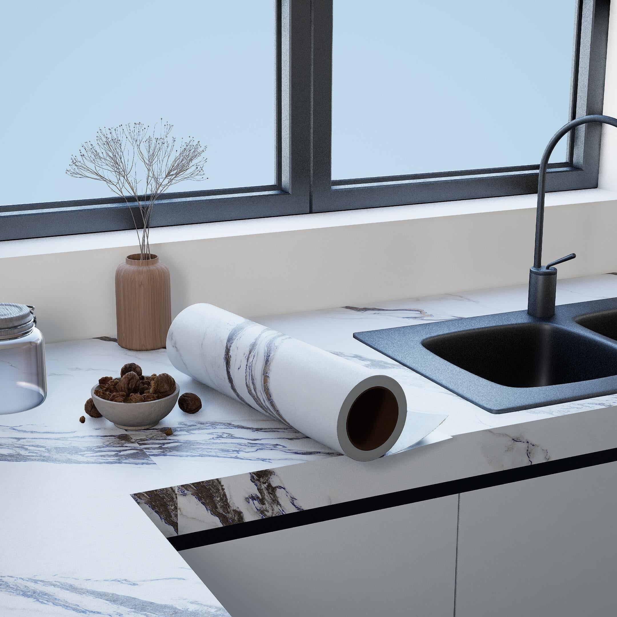 Sticker marbre adhésif premium