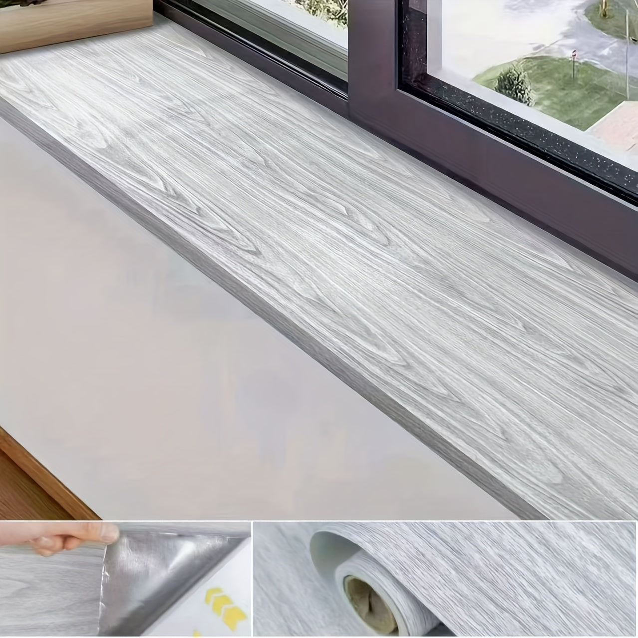 Rouleau Adhésif Effet Bois