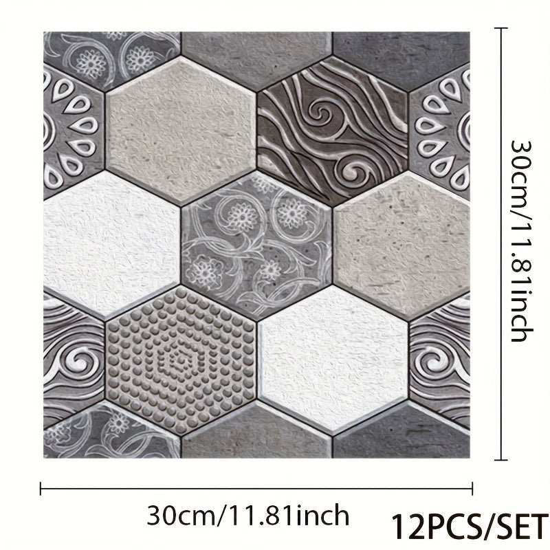 Stickers Muraux 3D Carrelage Effet Mosaïque