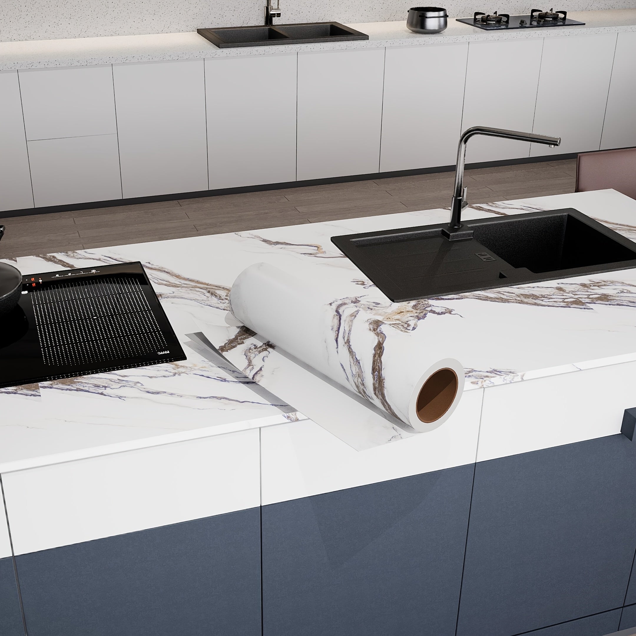 Sticker marbre adhésif premium