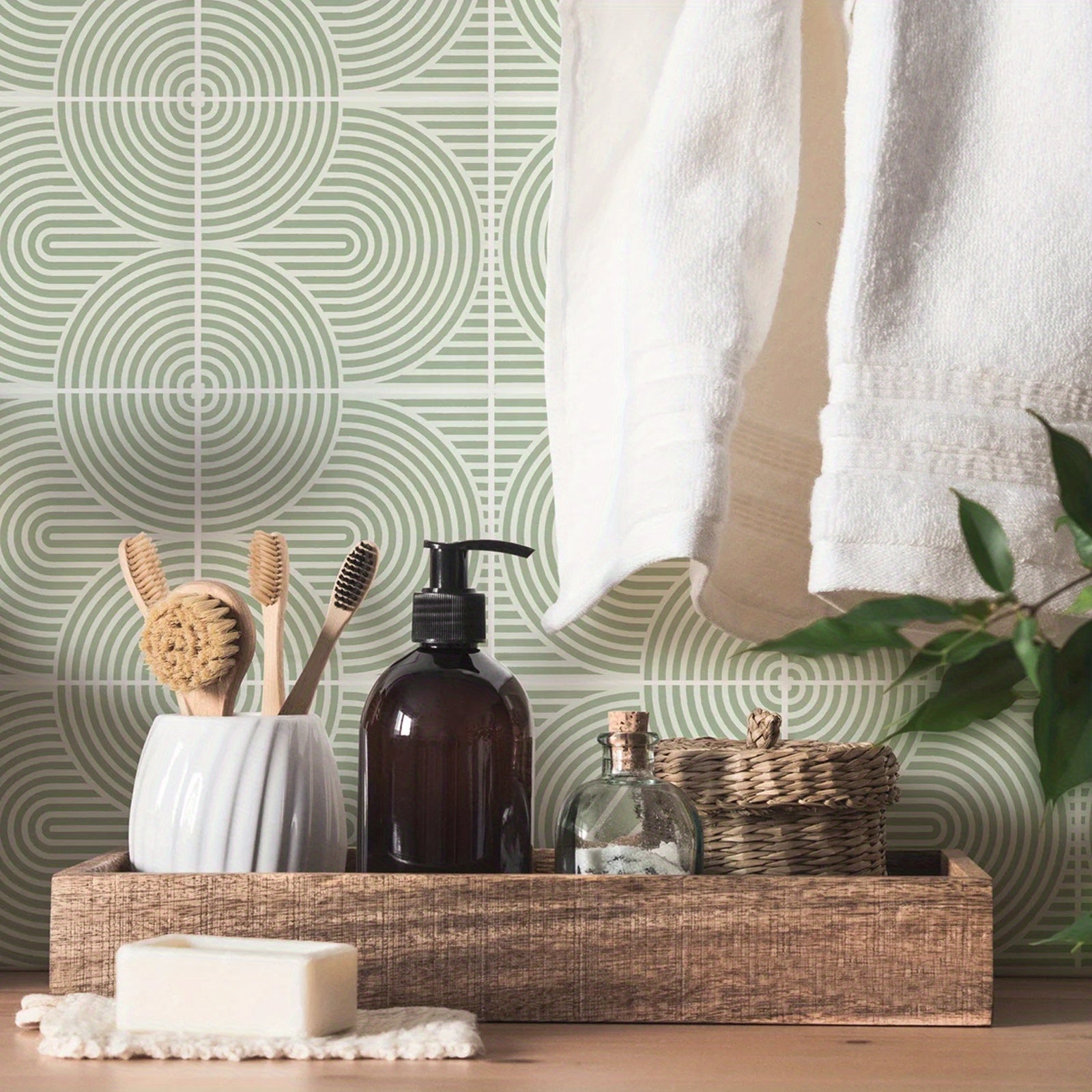 10 Carreaux déco auto-adhésifs