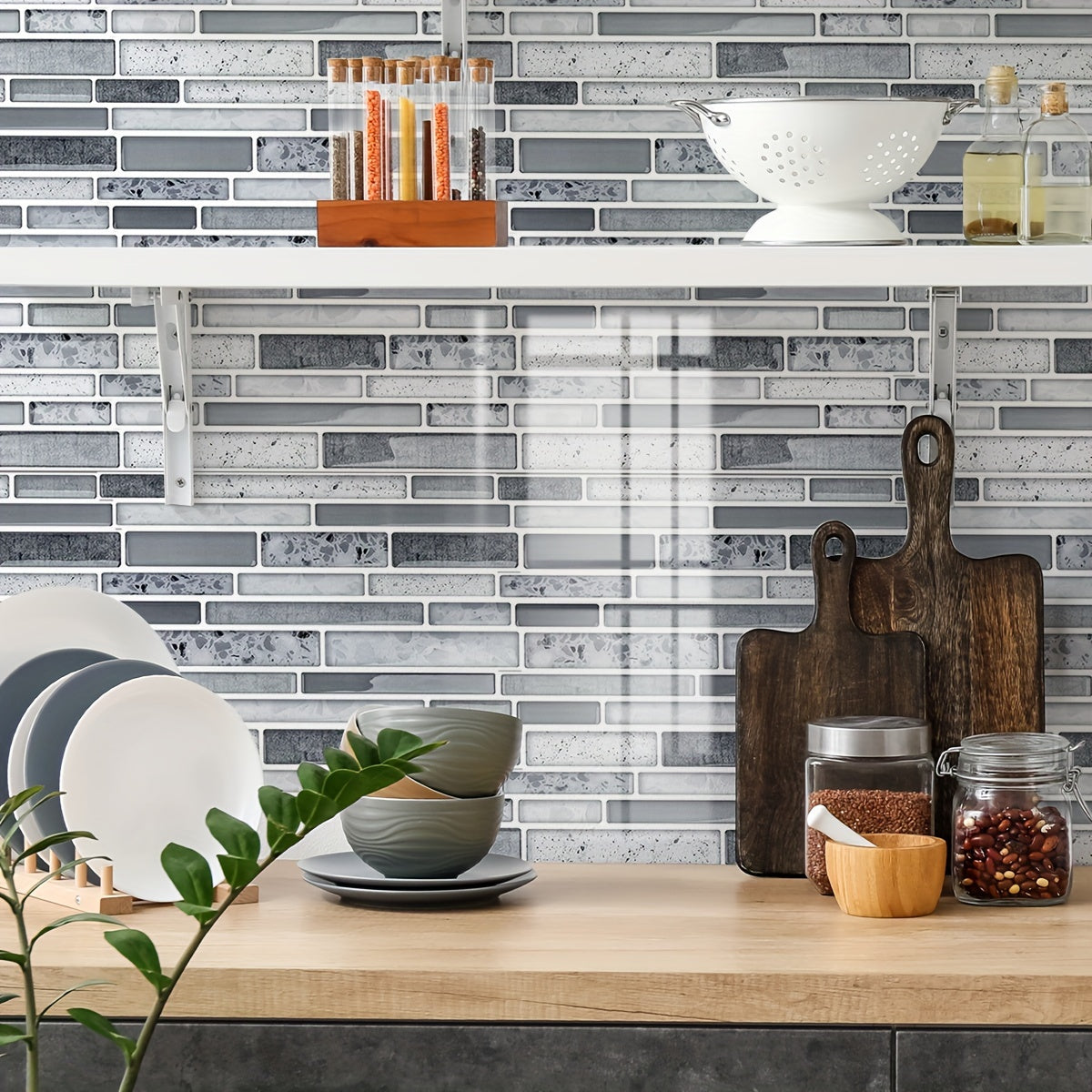 Stickers Carreaux Effet Marbre