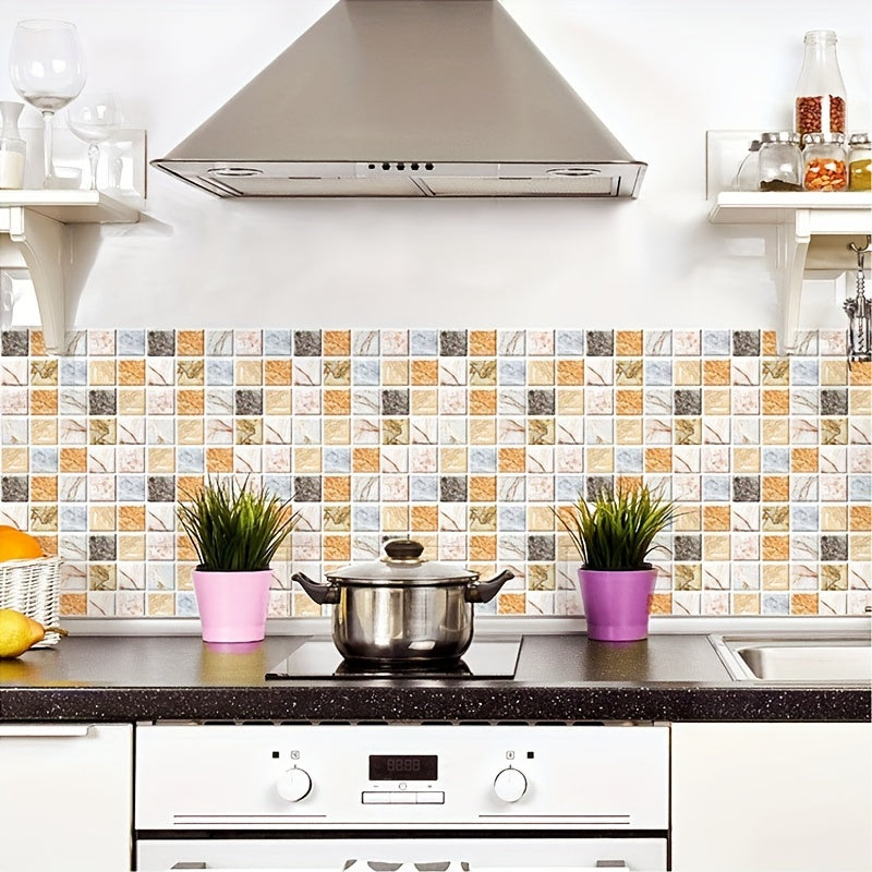 Stickers Muraux 3D Carrelage Effet Mosaïque