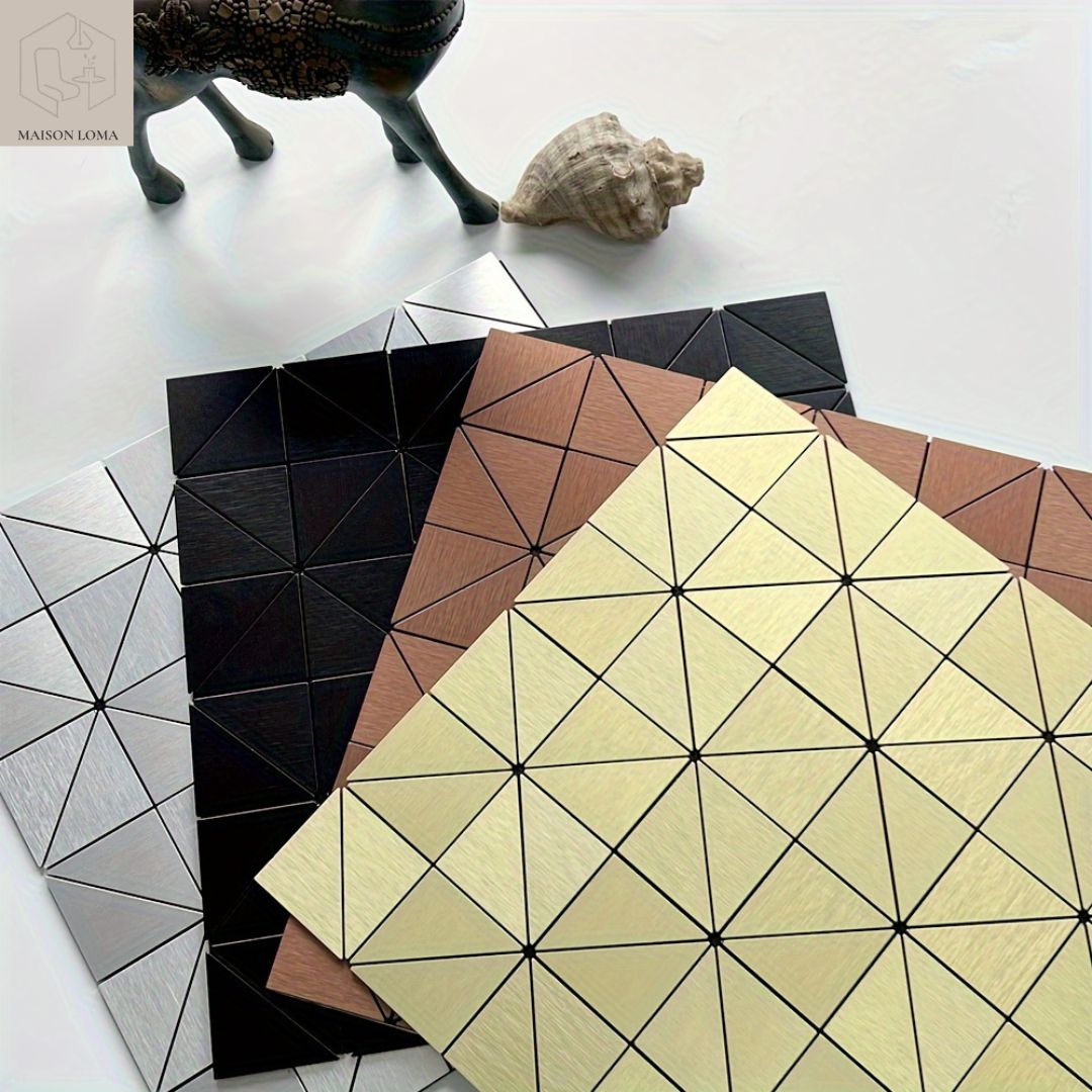 Lot 10 stickers muraux mosaïque 3D