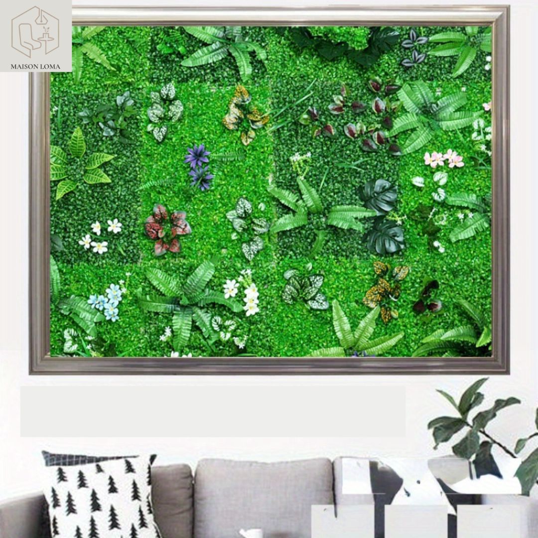 Décoration Murale Végétale 3D