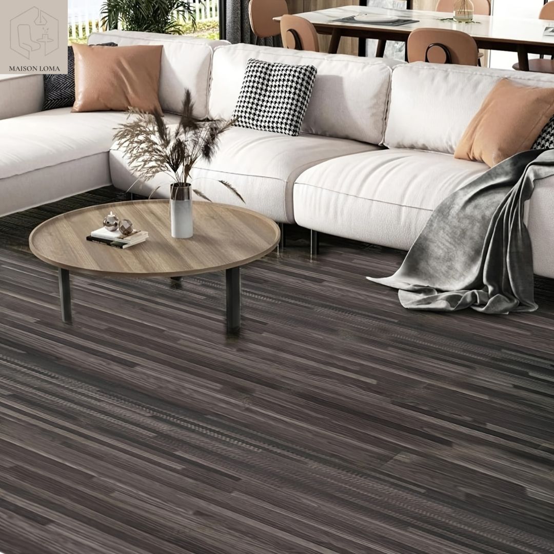 Revêtement de sol parquet adhésif