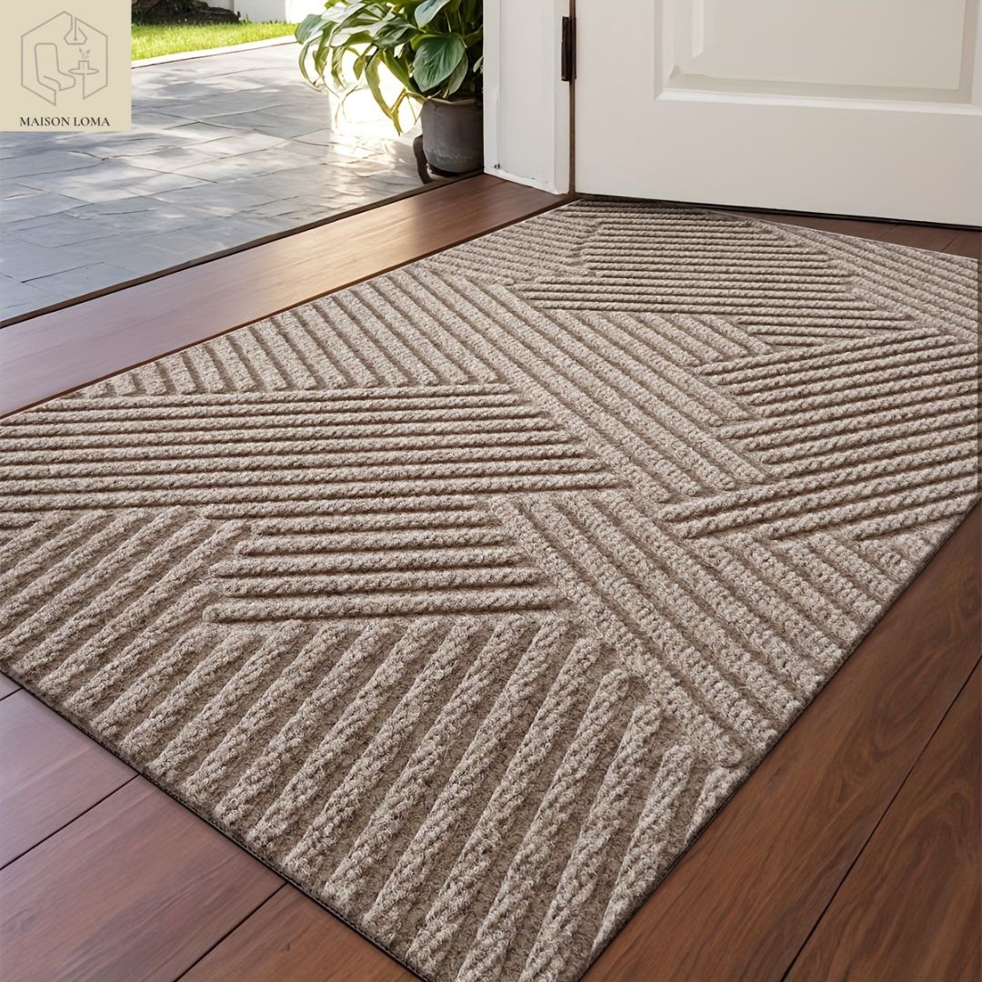 Tapis Géométrique Antidérapant