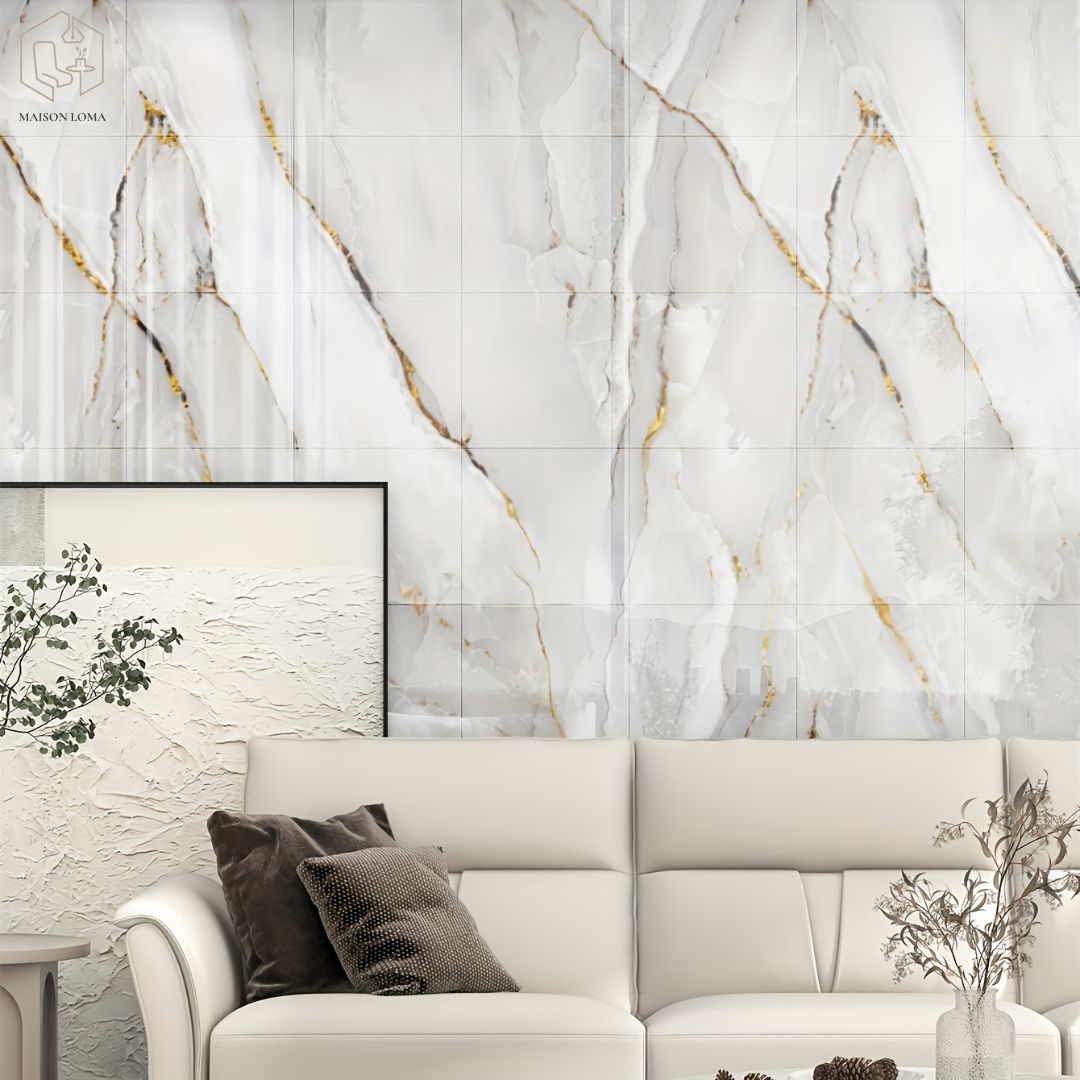 Carreaux Muraux Adhésifs Effet Marbre