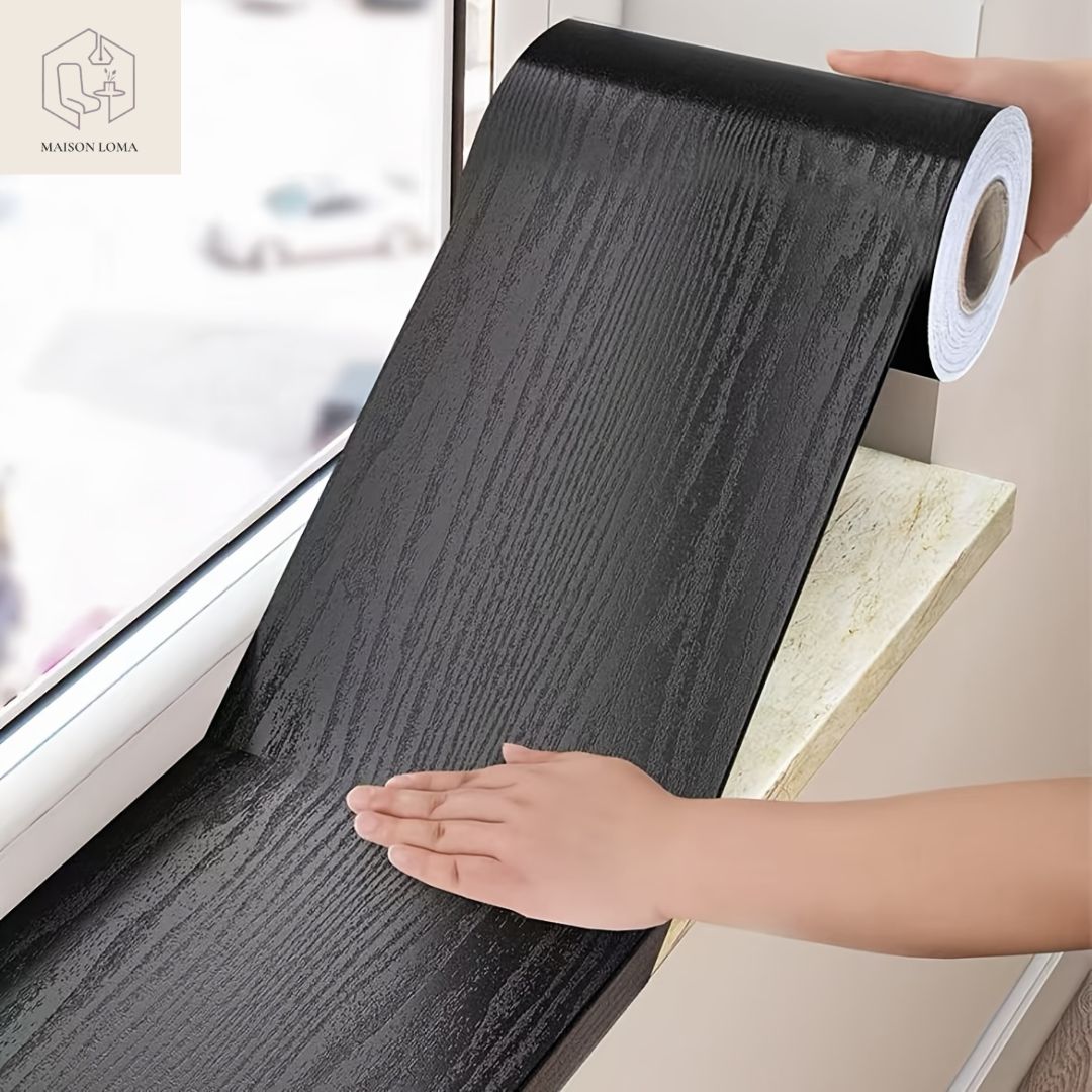 Rouleau Adhésif Effet Bois