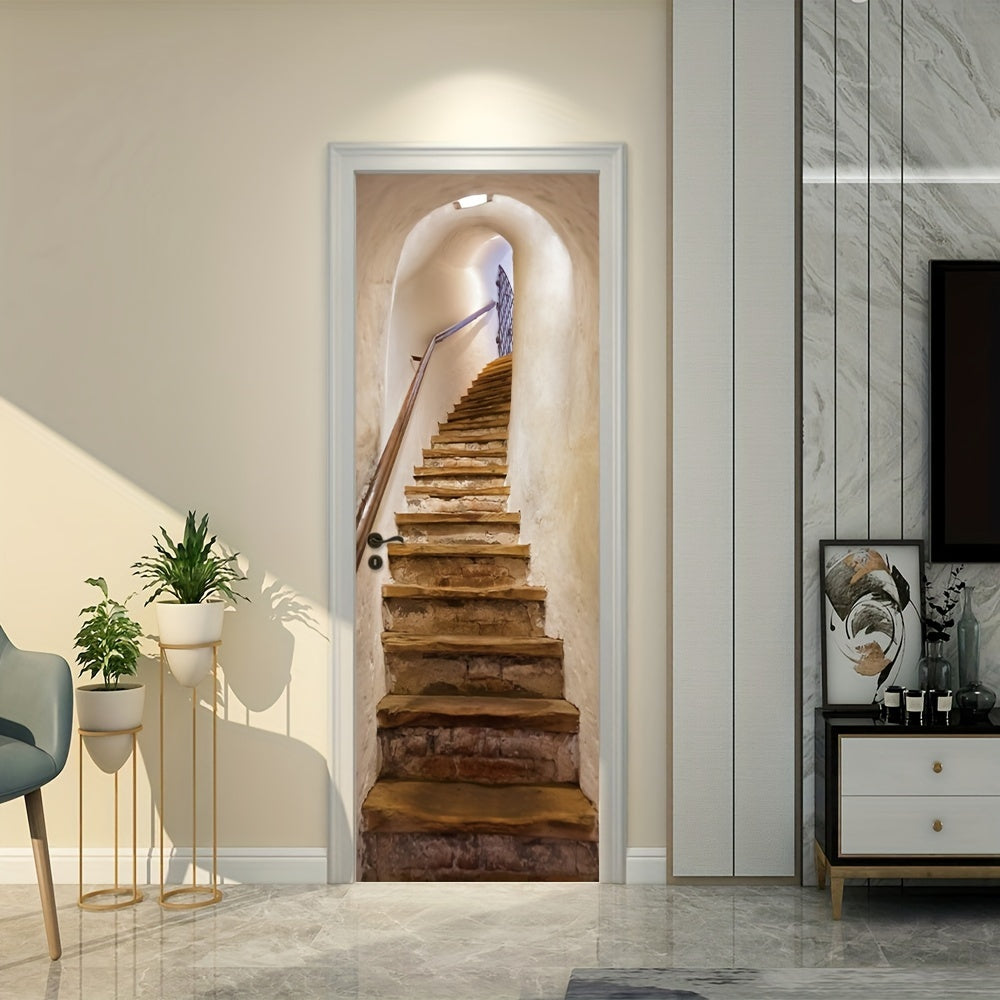 Sticker de Porte Escalier