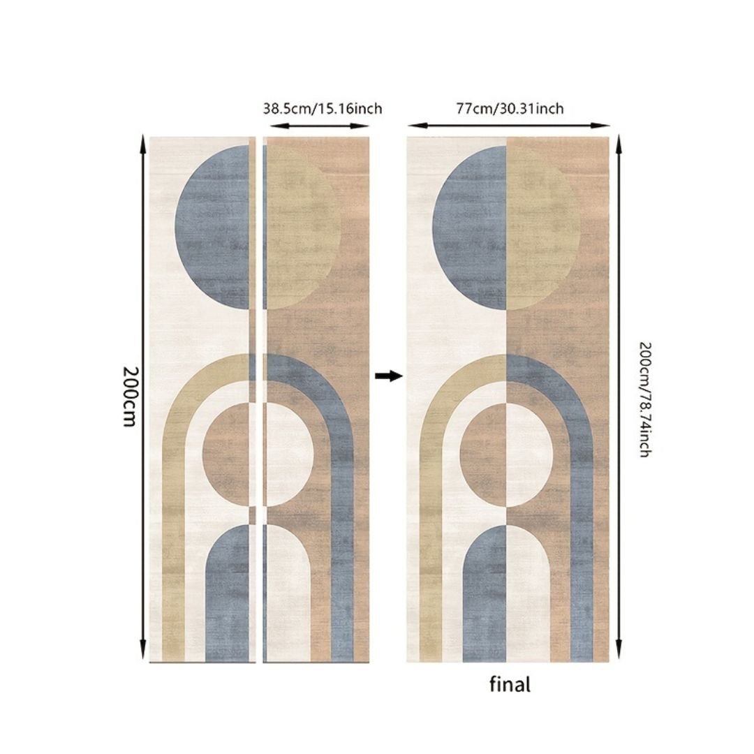 Sticker de Porte Motif Cercle