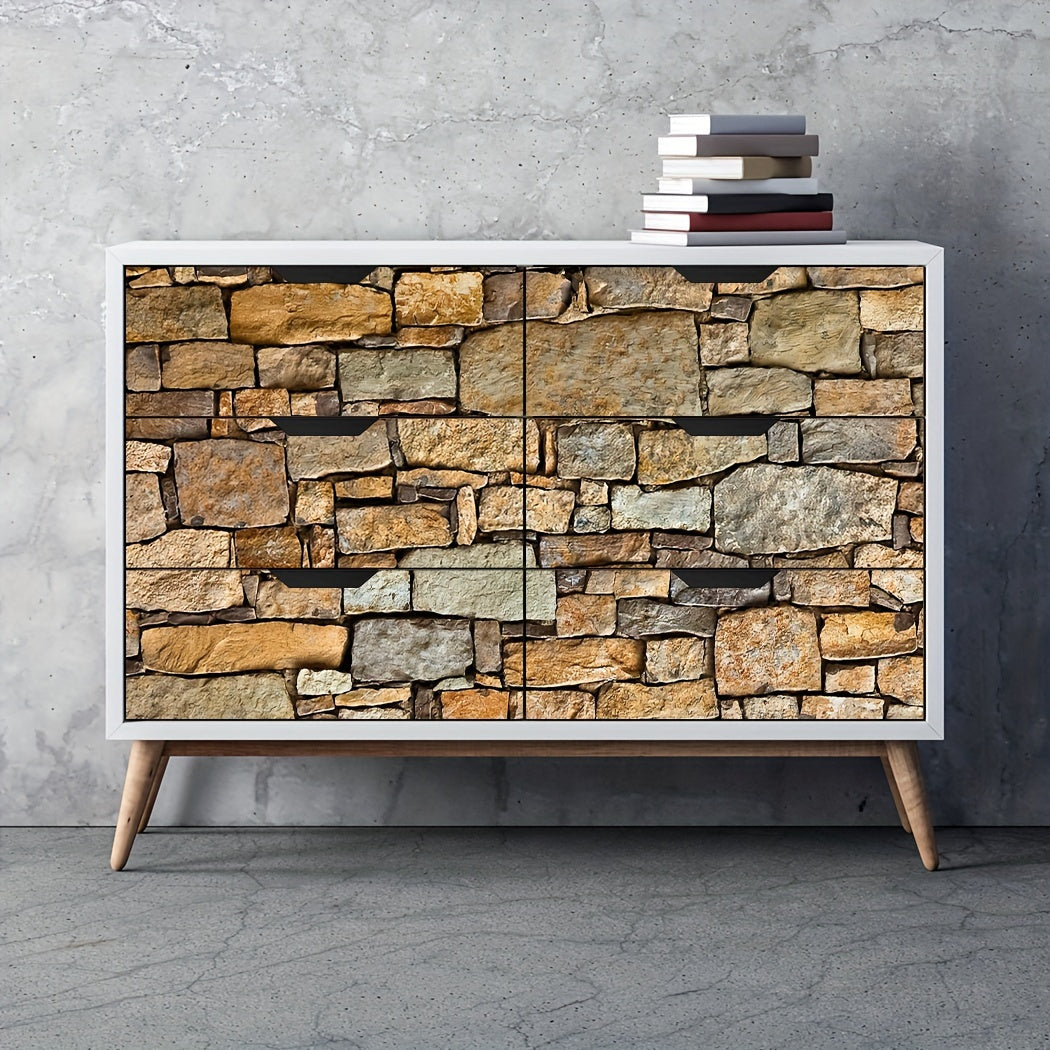 Stickers Escaliers Effet Pierre