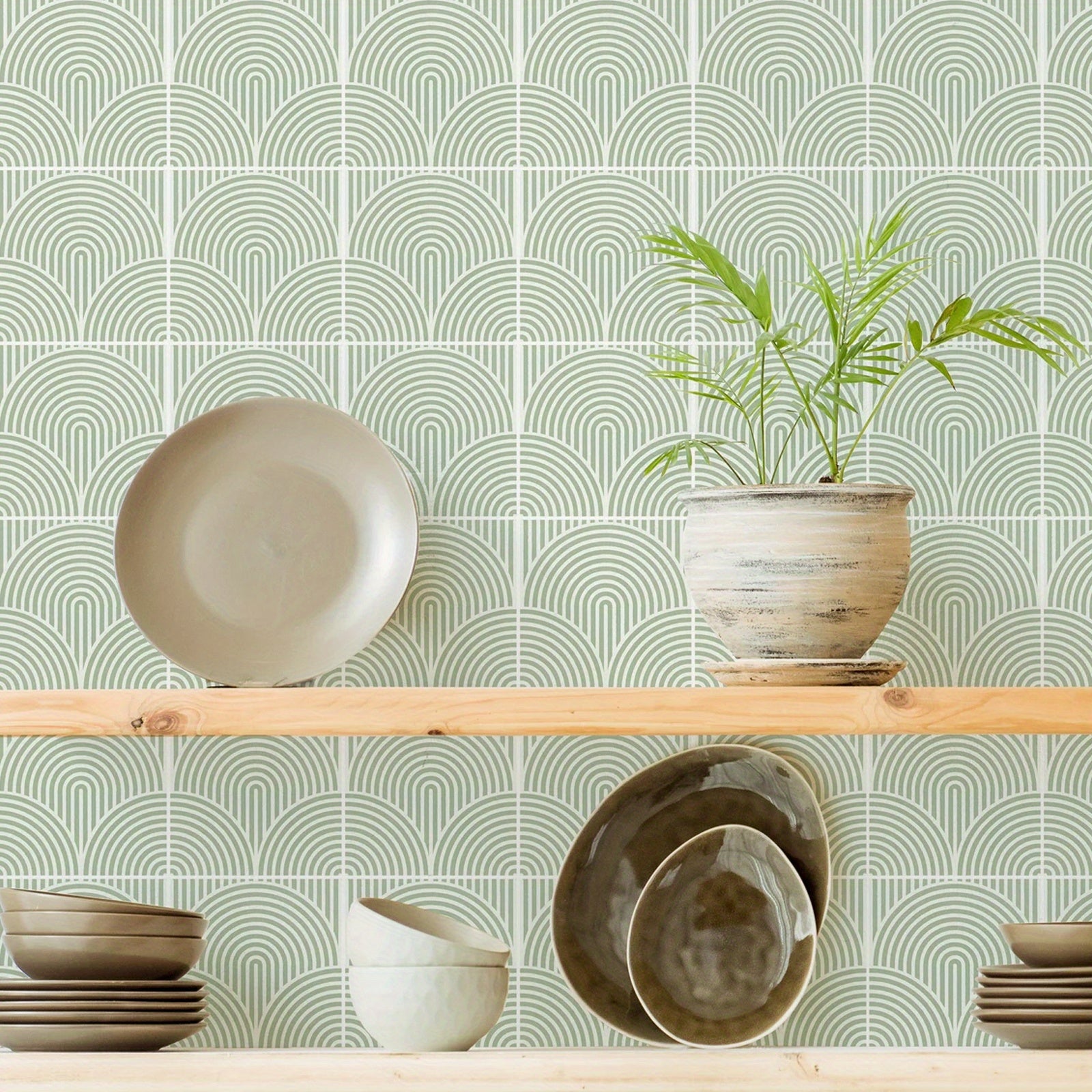 10 Carreaux déco auto-adhésifs