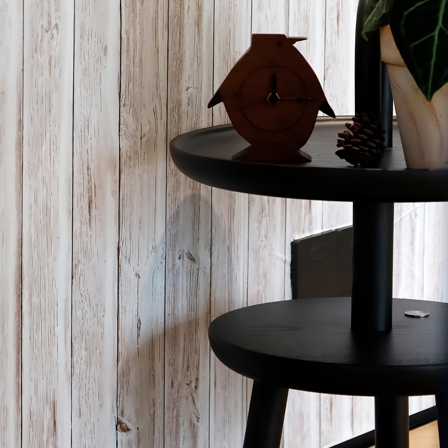 Sticker meuble auto-adhésif effet bois vintage