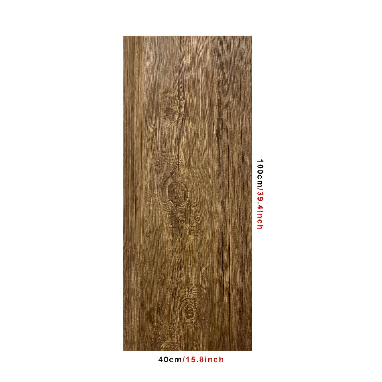 Sticker meuble auto-adhésif effet bois foncé