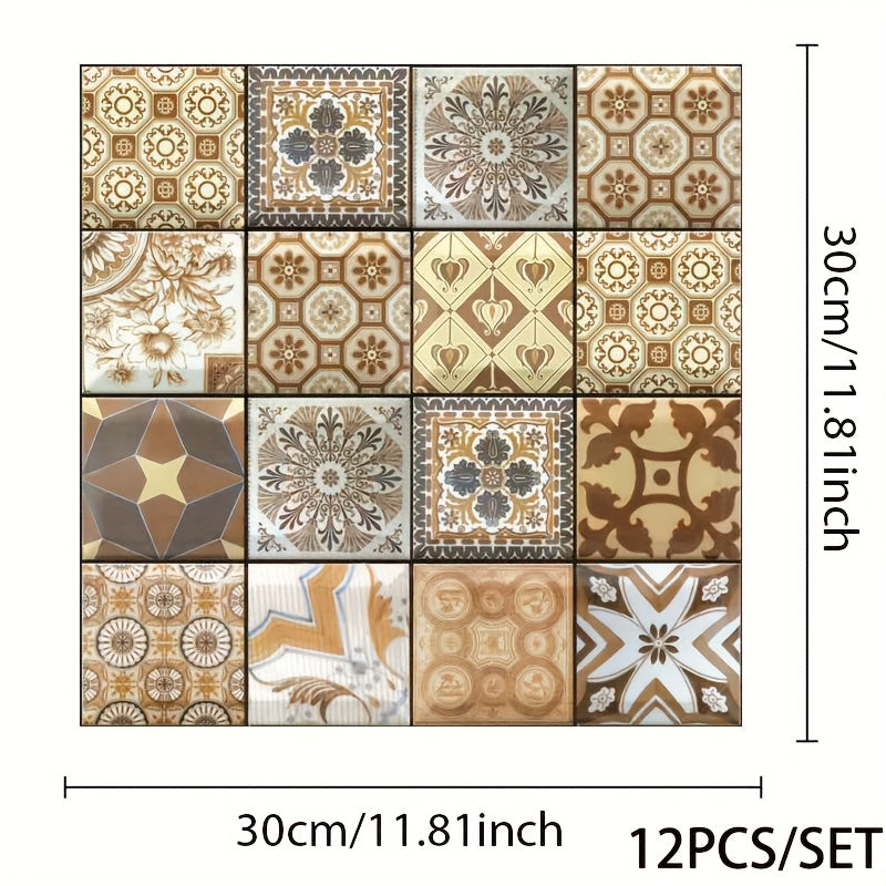 Stickers Muraux 3D Carrelage Effet Mosaïque