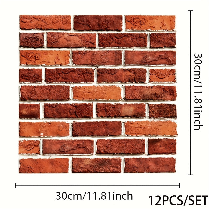 Stickers Muraux 3D Carrelage Effet Pierre