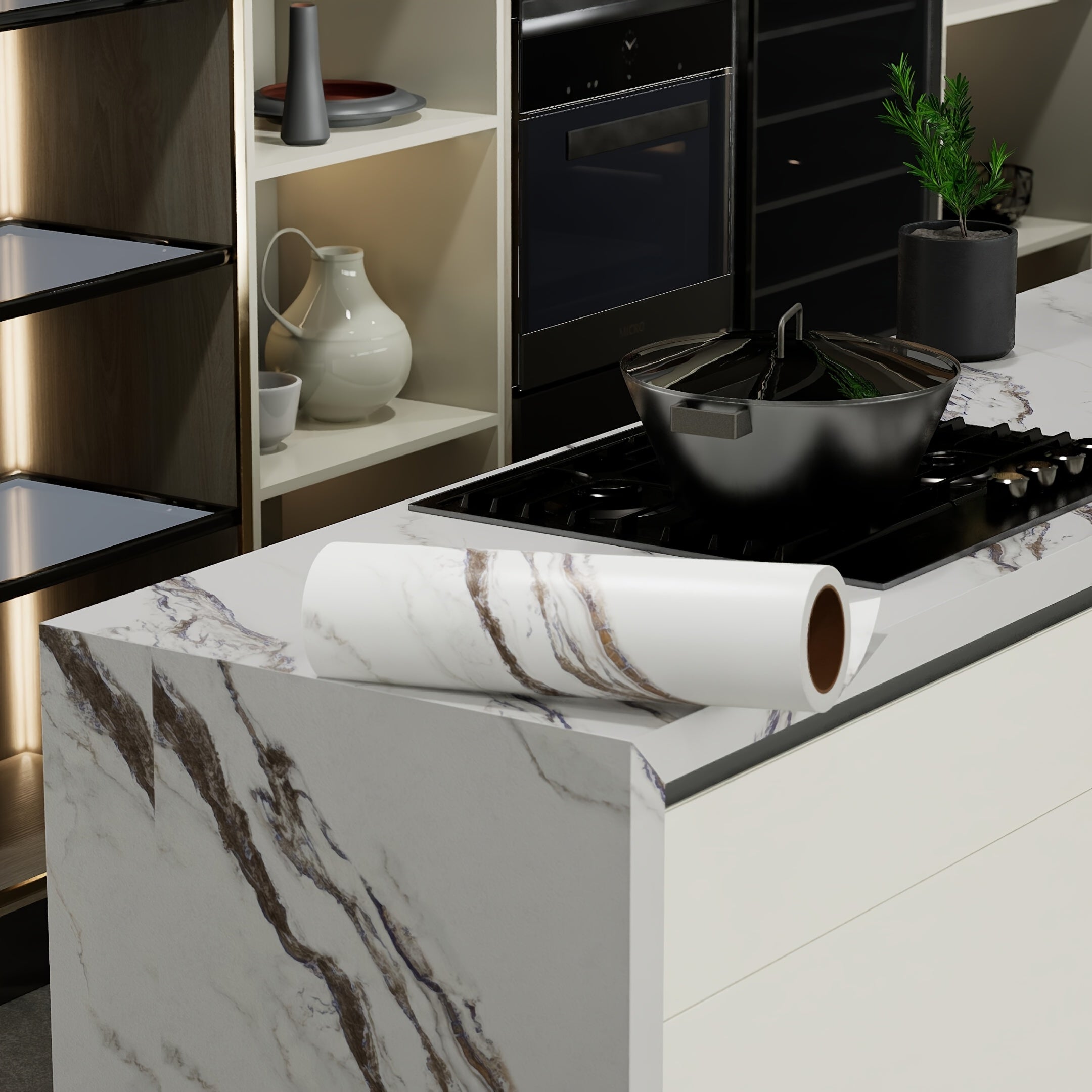 Sticker marbre adhésif premium