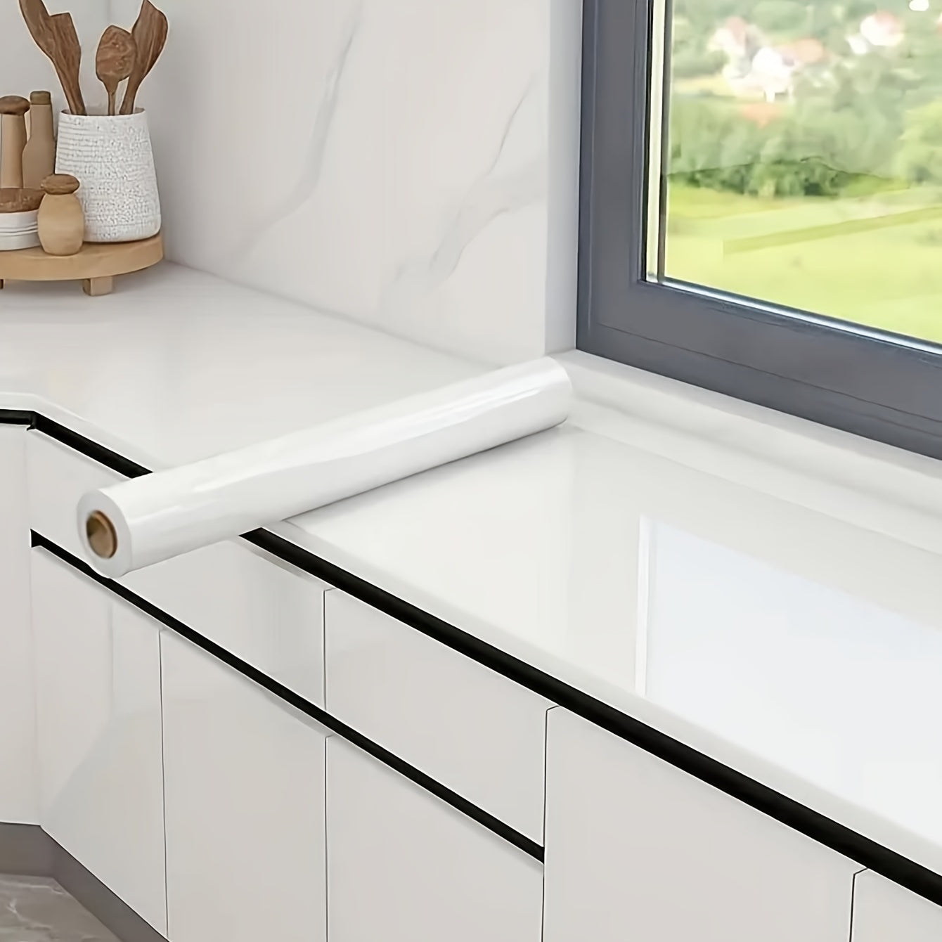 Sticker auto-adhésif meuble marbre