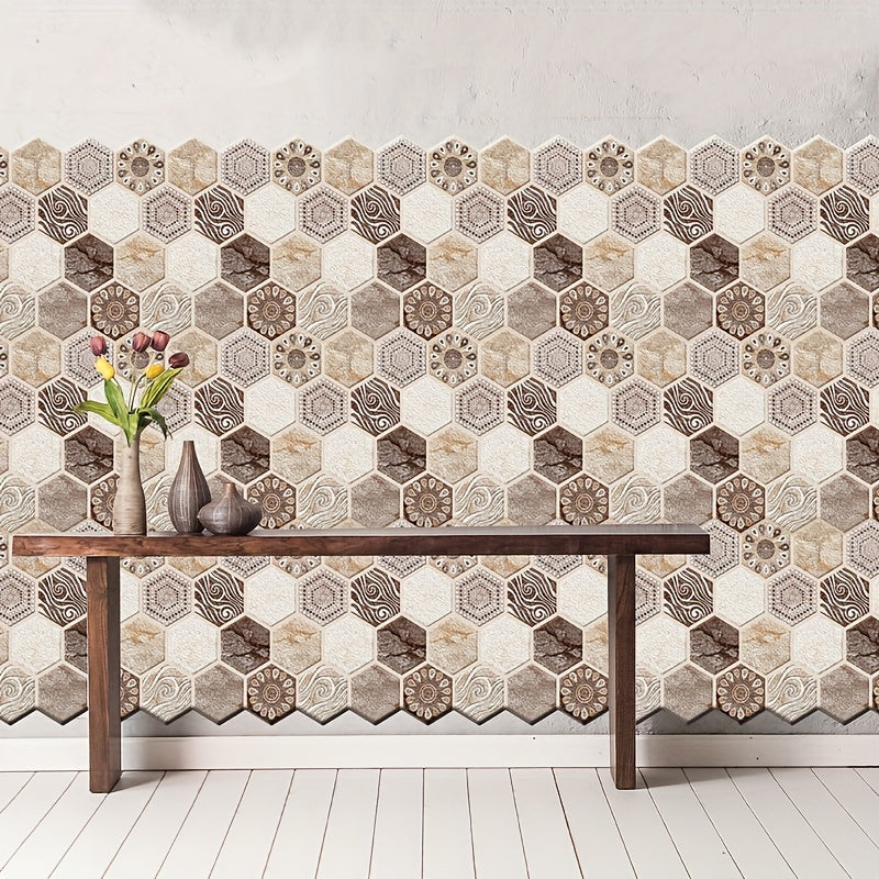 Stickers Muraux Hexagonaux