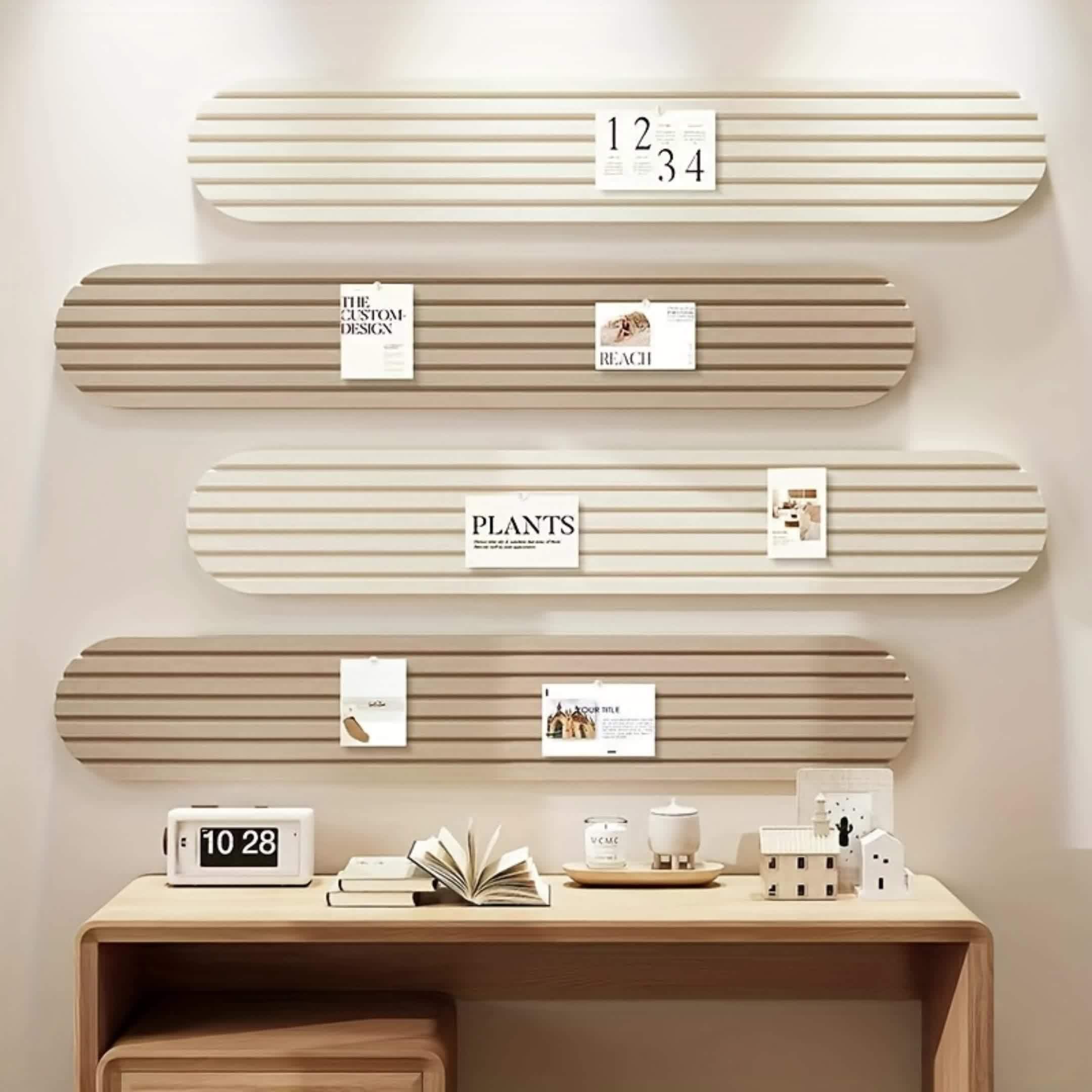 4 Panneaux Adhésif Décoratif en Feutre