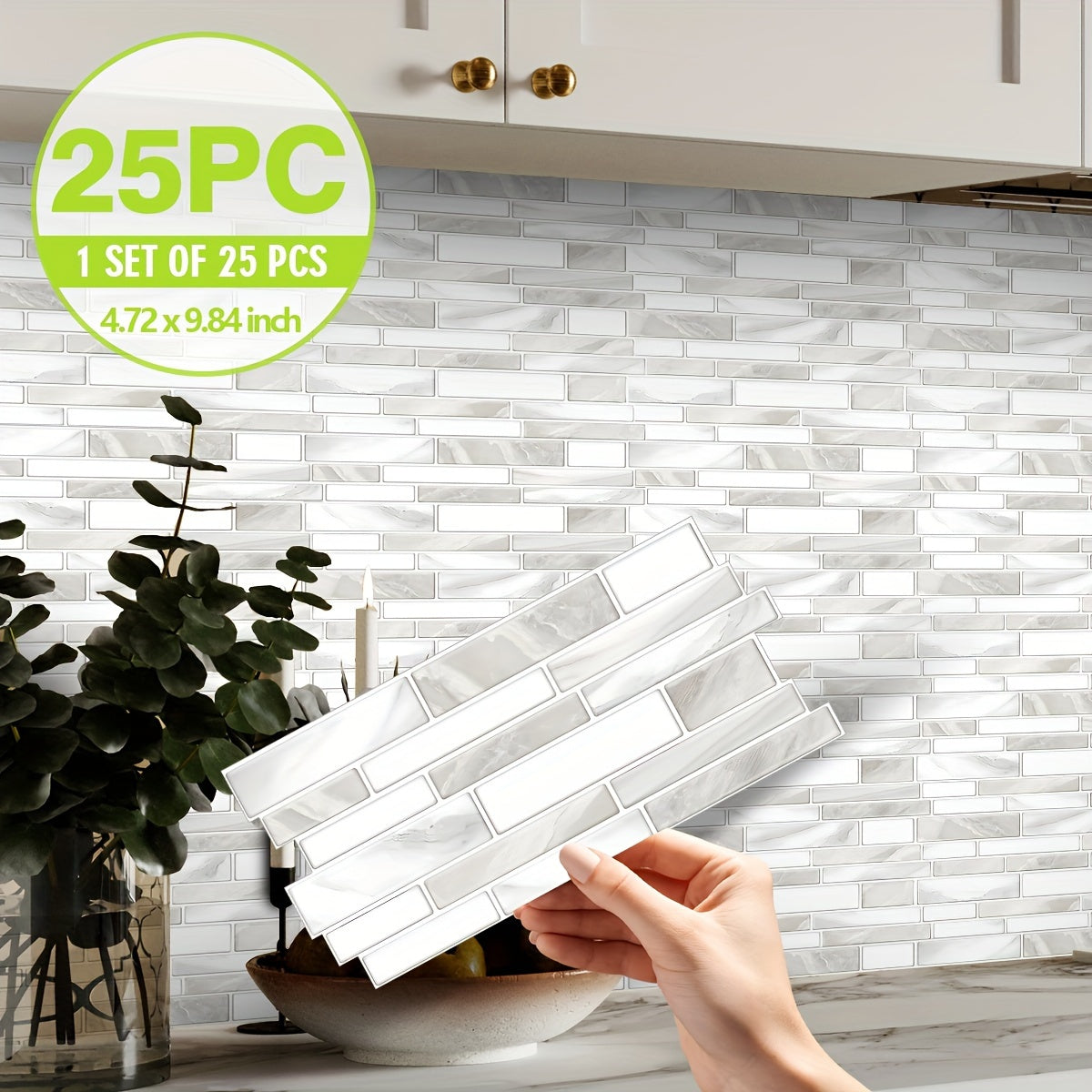 Stickers Carreaux Effet Marbre