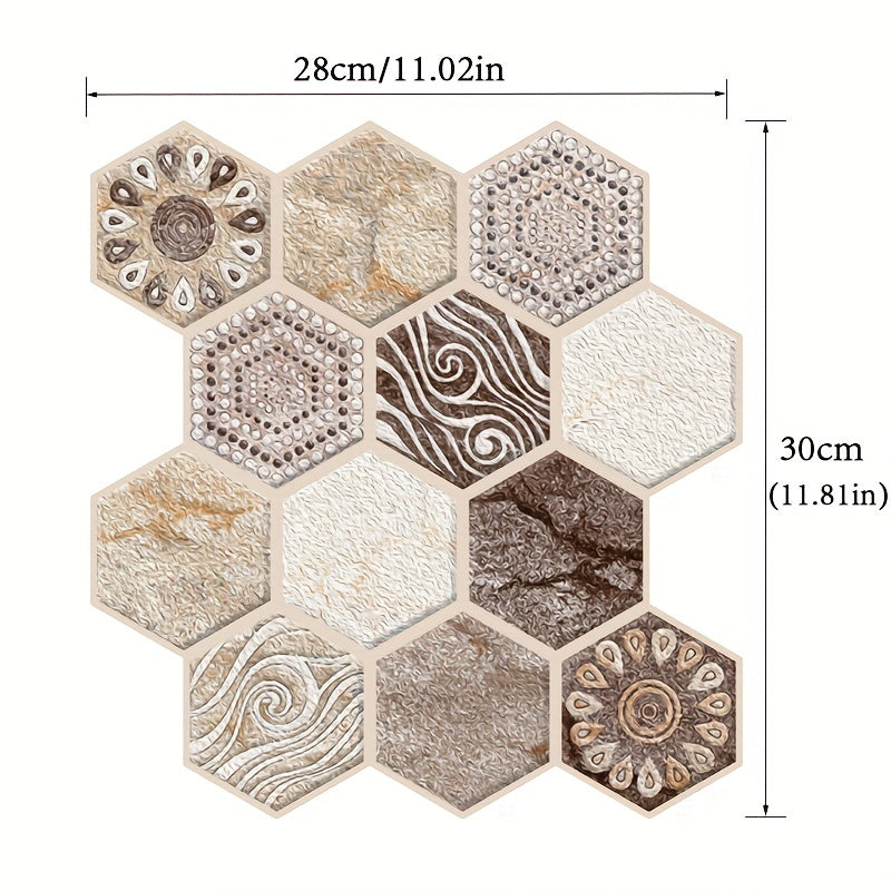 Stickers Muraux Hexagonaux