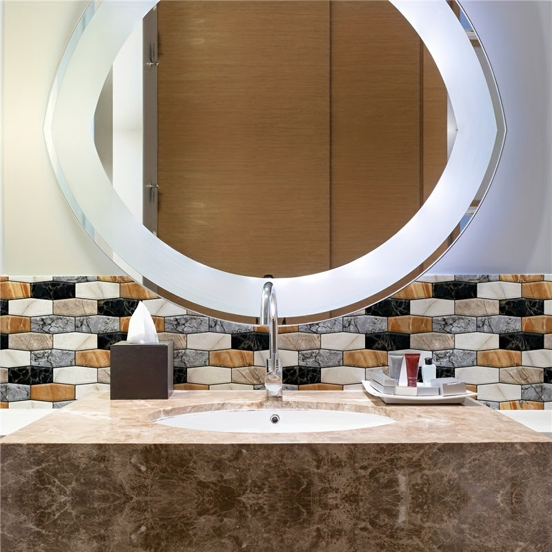 Stickers Muraux 3D Carrelage Effet Mosaïque