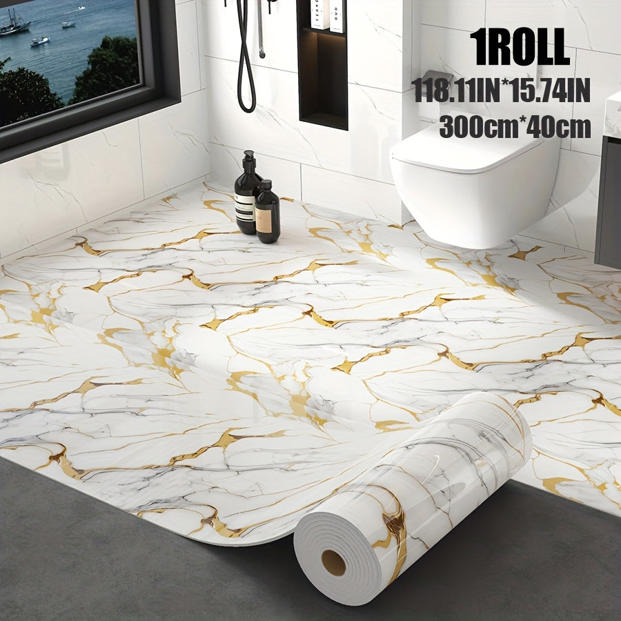 Rouleau adhésif effet marbre blanc – 3 m x 40 cm