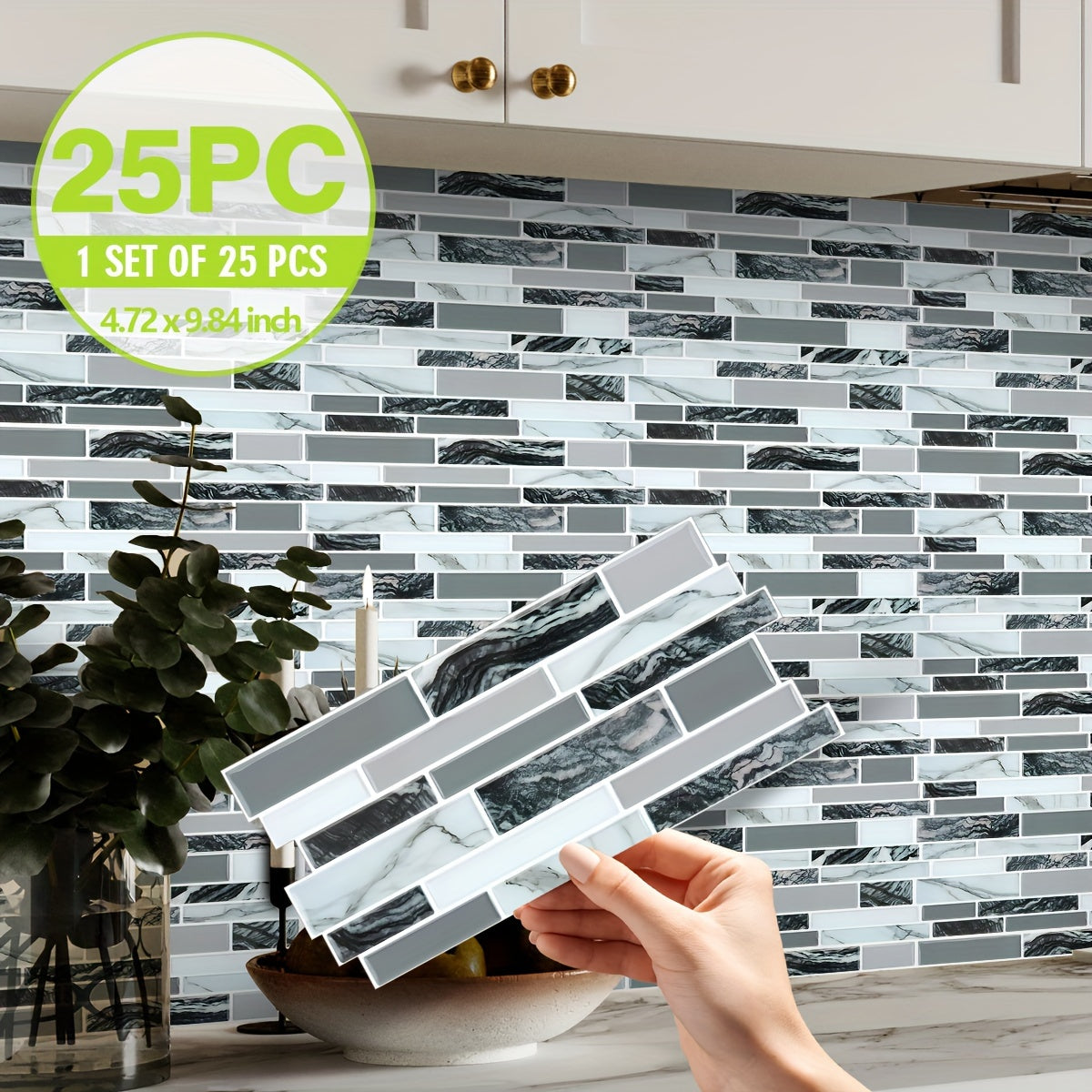 Stickers Carreaux Effet Marbre