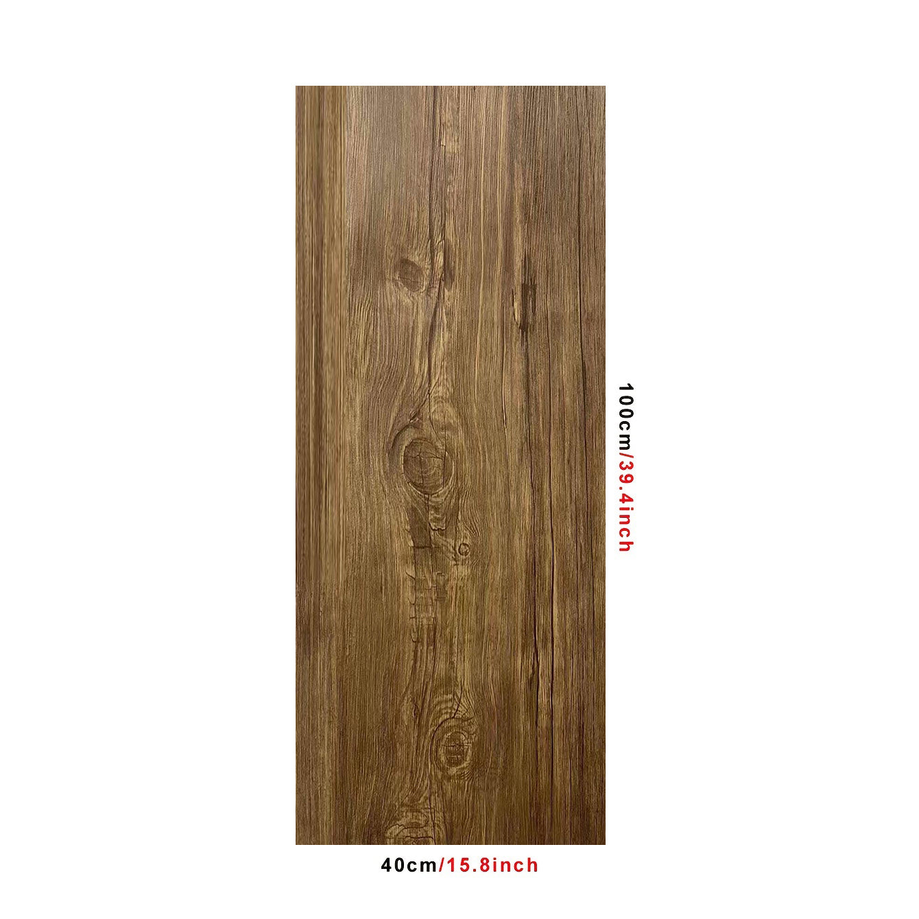 Sticker meuble auto-adhésif effet bois foncé