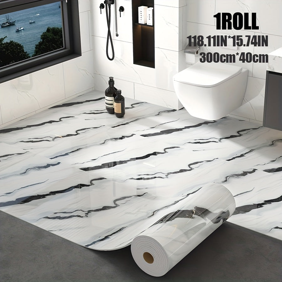 Rouleau adhésif effet marbre blanc – 3 m x 40 cm