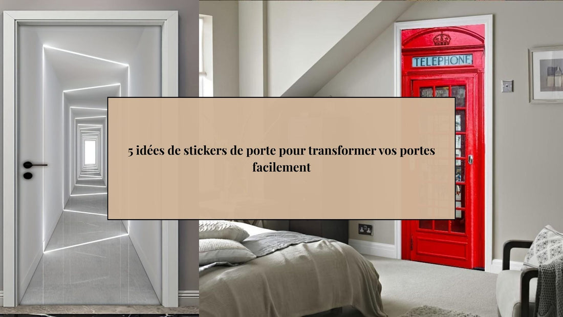 5 idées de stickers de porte pour transformer vos portes facilement