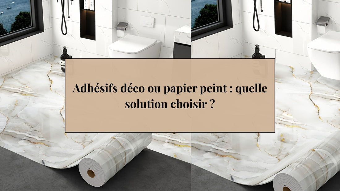Adhésifs déco ou papier peint : quelle solution choisir ?