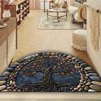 Tapis de Porte Arbre de Vie Antidérapant