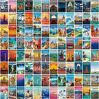 108 Stickers Vintage Voyage